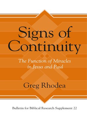 cover image of Signs of Continuity